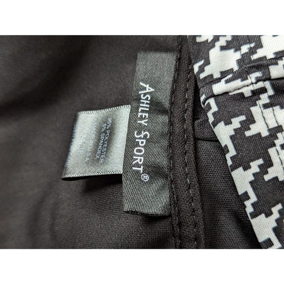 Colorblock Hooded Houndstooth Zip  Jacket Fashion Hoodie Women Plus Size 6XL B&W - Picture 8 of 10